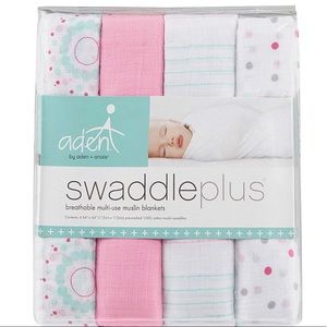 Aden & Anais 4pk swaddle set